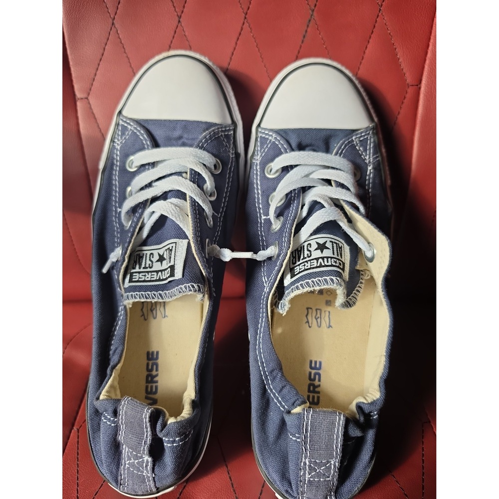 Convers Blue All Stars Cinch Back Sneaker Size 10 US Women's